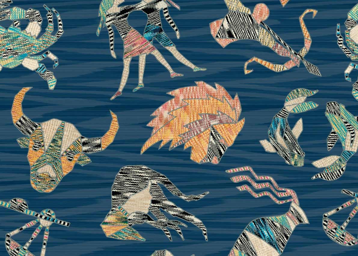alt="کاغذ دیواری ایتالیایی Missoni Home 04 کد:10353"